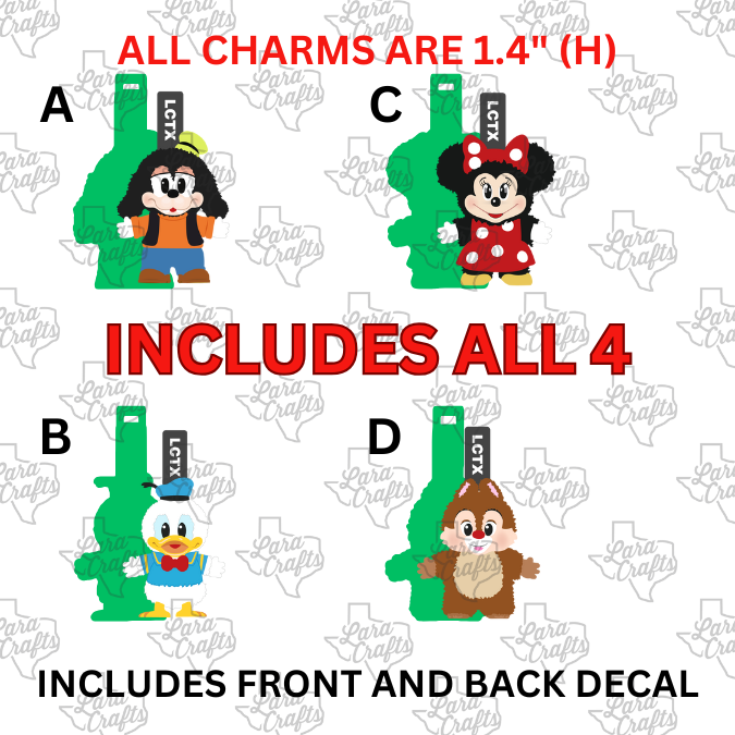 Charms | Fuzzy Mouse Friends