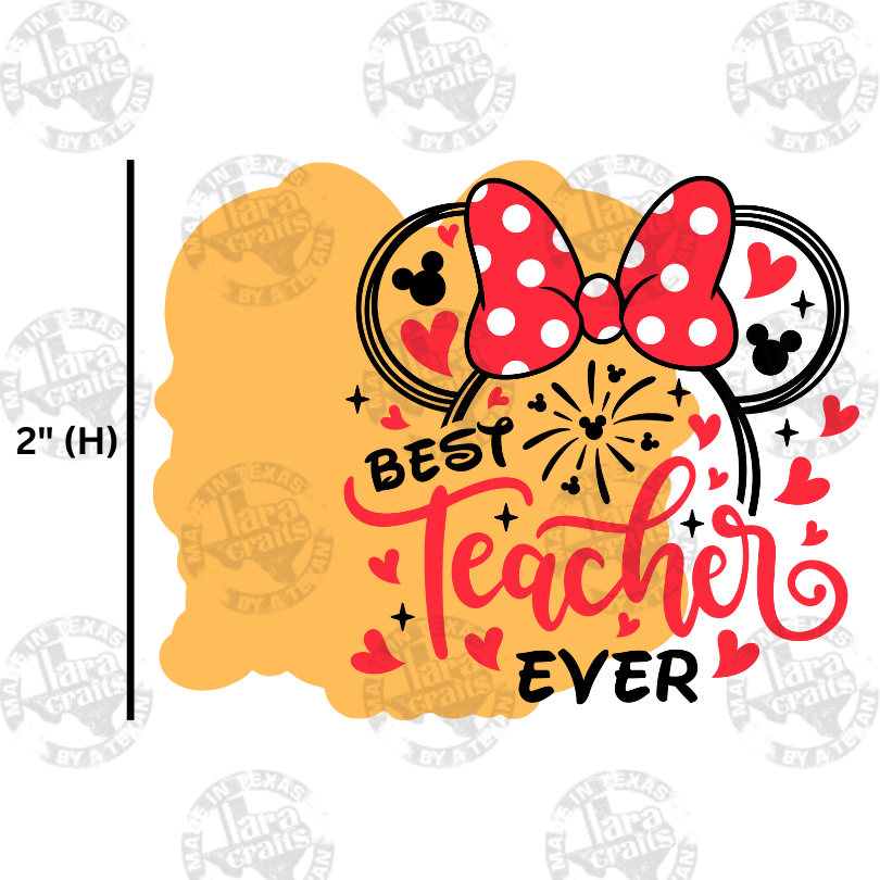 School | Acrylic Blank | Best Teacher Ever