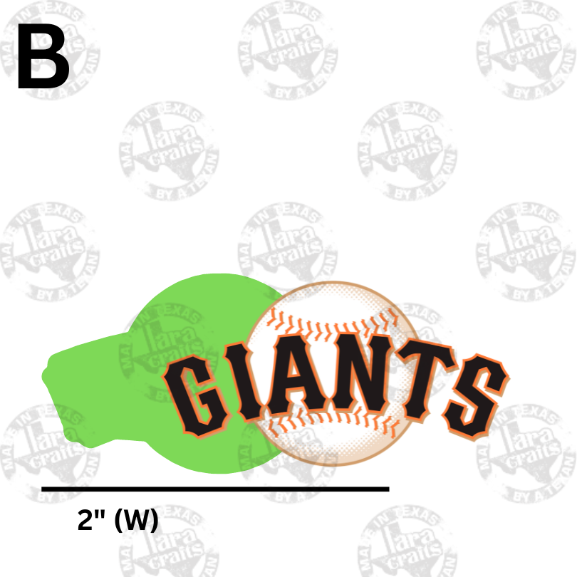 Baseball | Acrylic Blank | Badges | San Fran Jiants