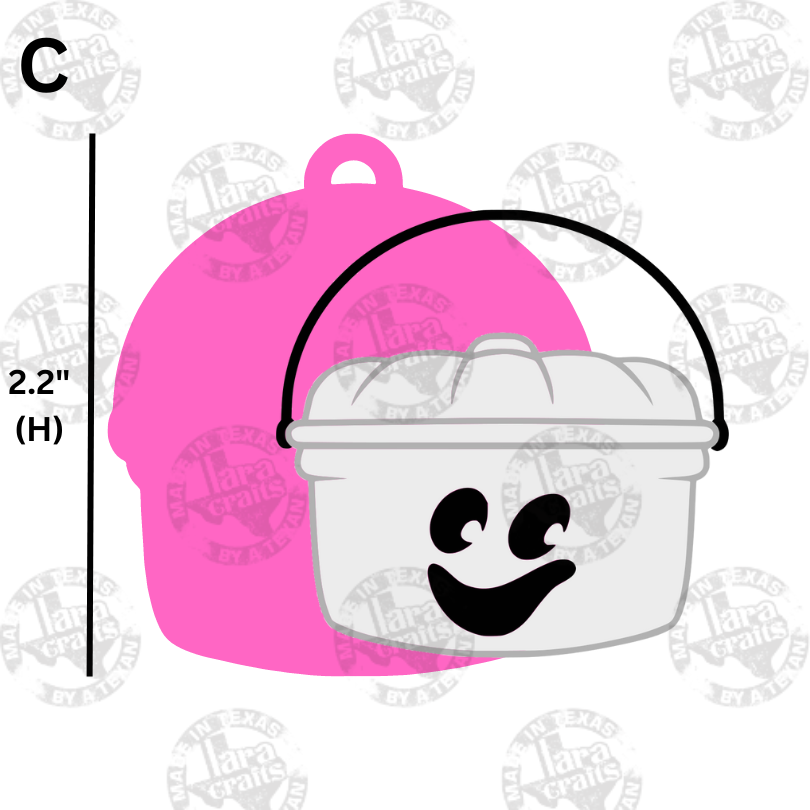 Keychain | Retro Hallow Pails KC