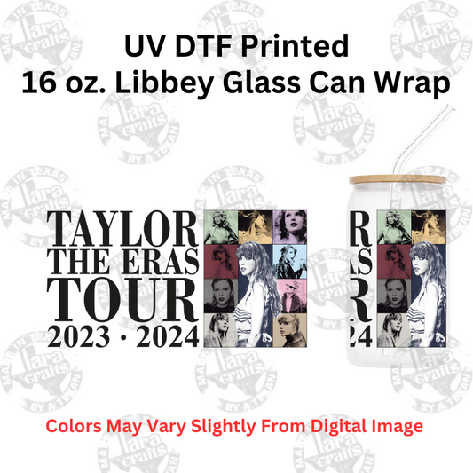 TEras '23-'24 | UV Glass Can Wraps | 16 oz Libbey Glass Can